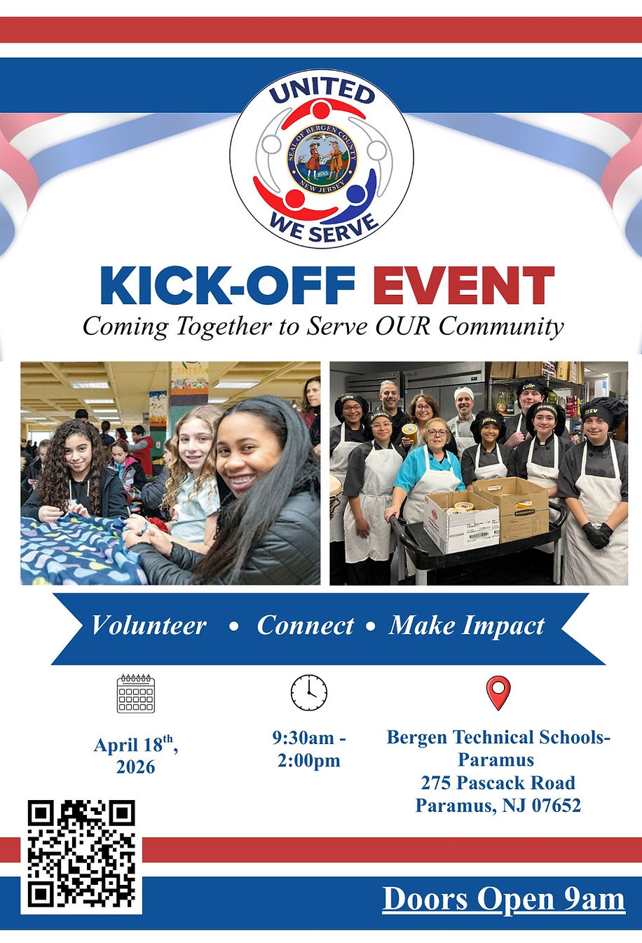 United We Serve Bergen Launch Event