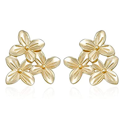 Cluster Flower Stud Earrings