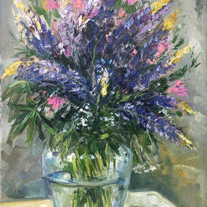 Bouquet of lupines
