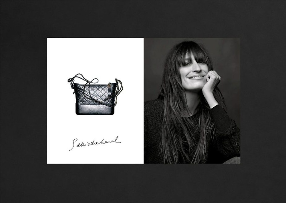 Caroline de Maigre in Chanel ad