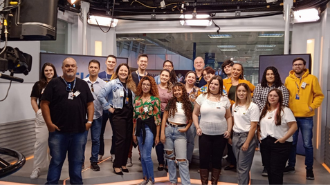 Estudantes e professores da Uninter visitam a RPC