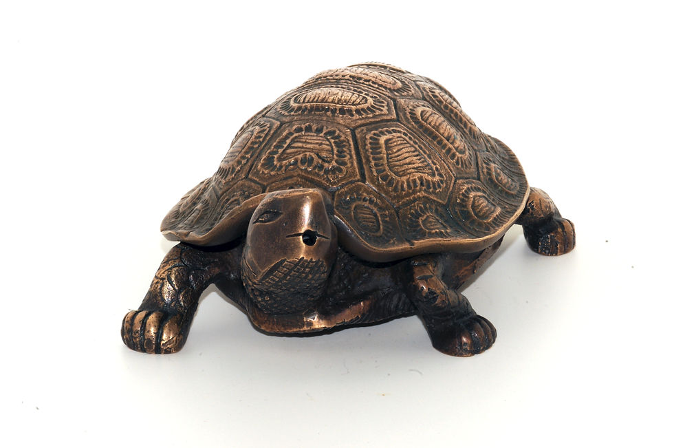 Miniature : Tortue en bronze