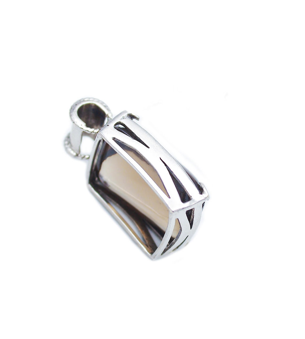 Thumbnail: 'Inzali' Smoky Quartz Pendant
