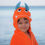 Thumbnail: Monster Hooded Cotton Turkish Towel: Baby