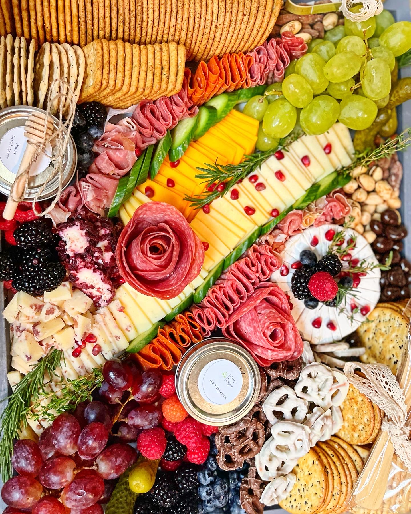 Arranged Food and Objects