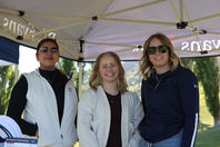 Group of D.L. Evans Bank employees volunteering at a community event.
