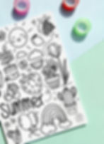 dessin coloriage couleur feutre crayon cadeau colorier dessiner