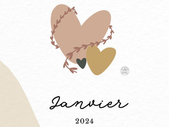 Le Calendrier Mensuel Janvier 2024