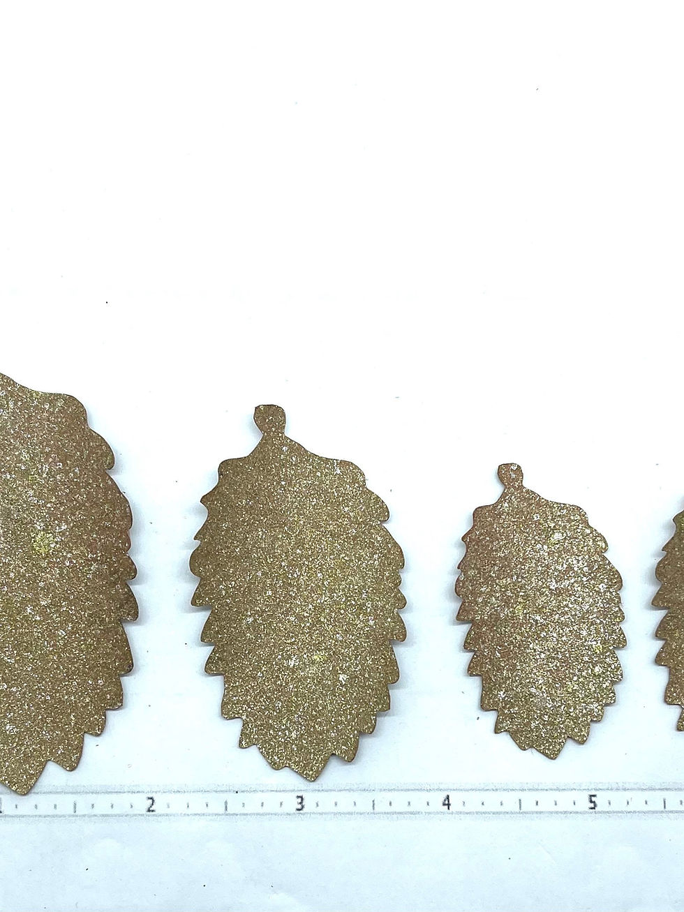 Thumbnail: 27 Pinecone Die Cuts Shimmery Kraft Cardstock Christmas Cut Outs
