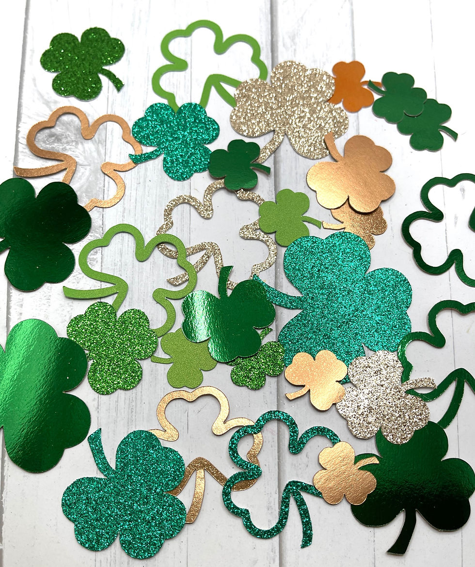 Thumbnail: St Patrick’s Day Gift Bundle Creative Pack Shamrock Ephemera Shamrock Notebook G