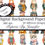Thumbnail: Dapper Cats Images 20 Instant Download Backgrounds