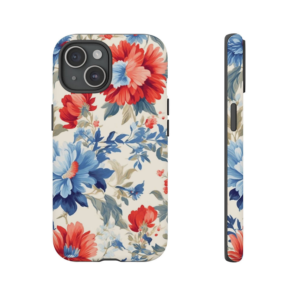 Thumbnail: iPhone 15 16 Case Americana Flowers 