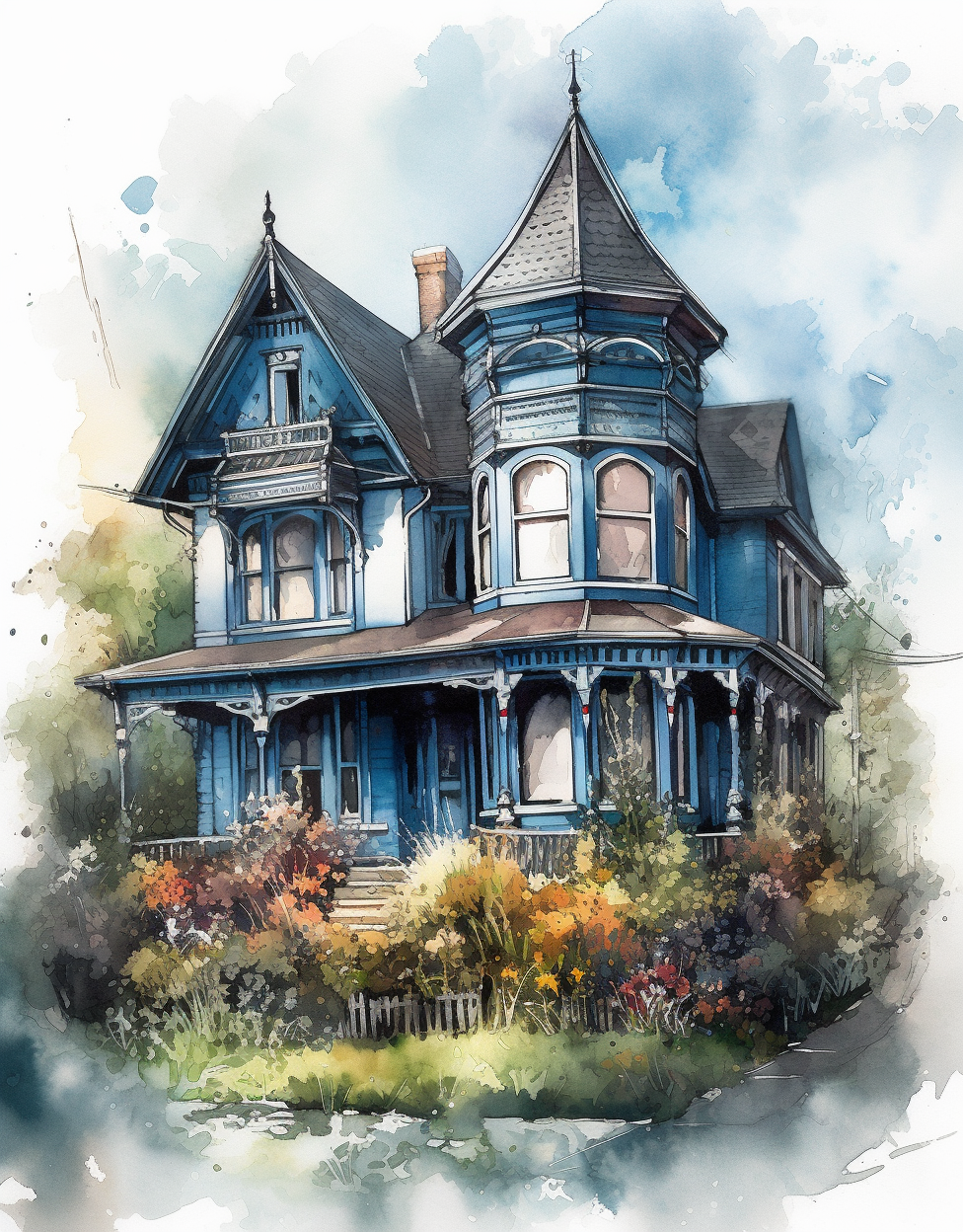 Thumbnail: Victorian Homes Clipart Images 20 Instant Download