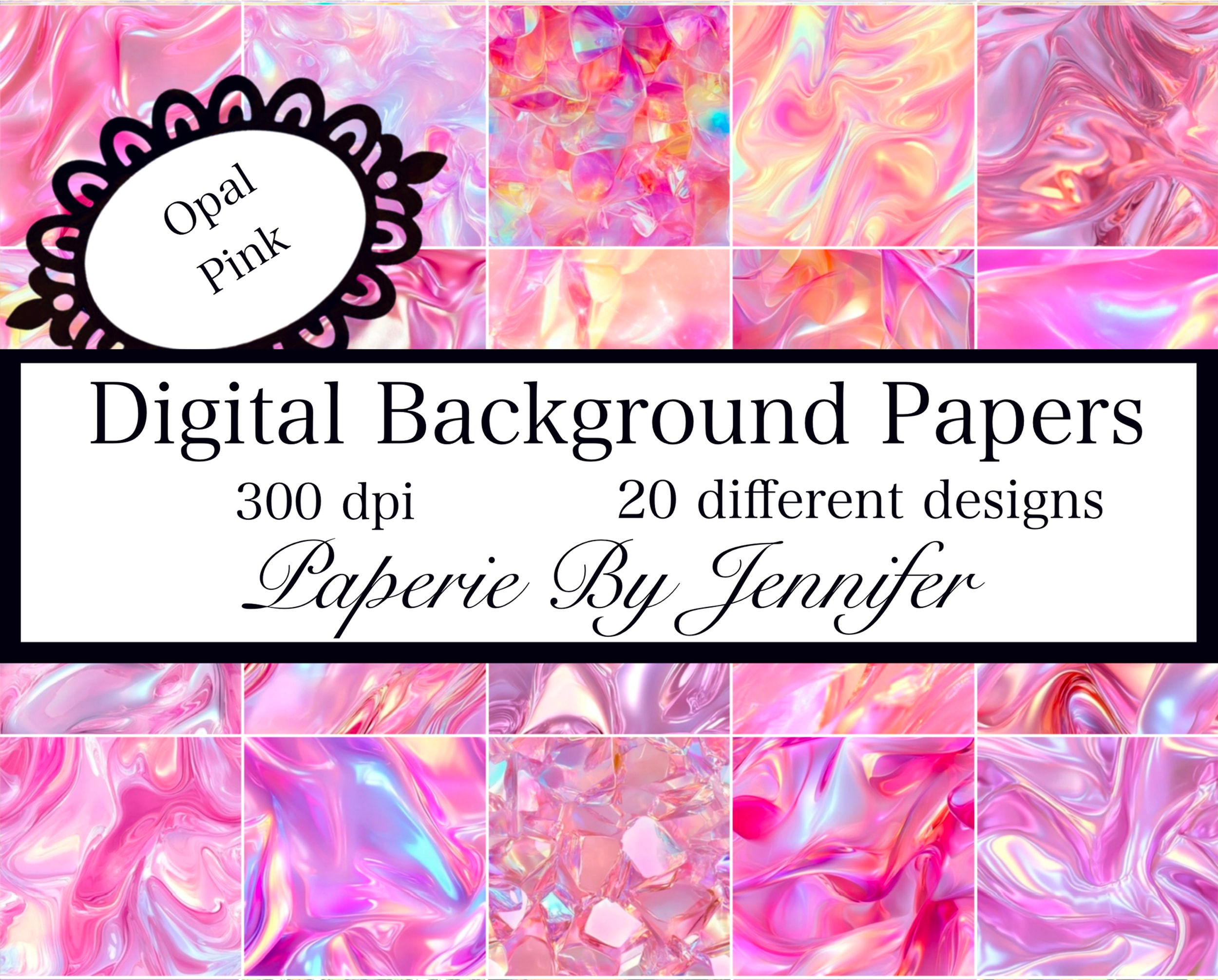 Opal Pink Background Images 20 Instant Download Opalescen