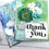 Thumbnail: Handmade Thank You Greeting Card Duo set of 2