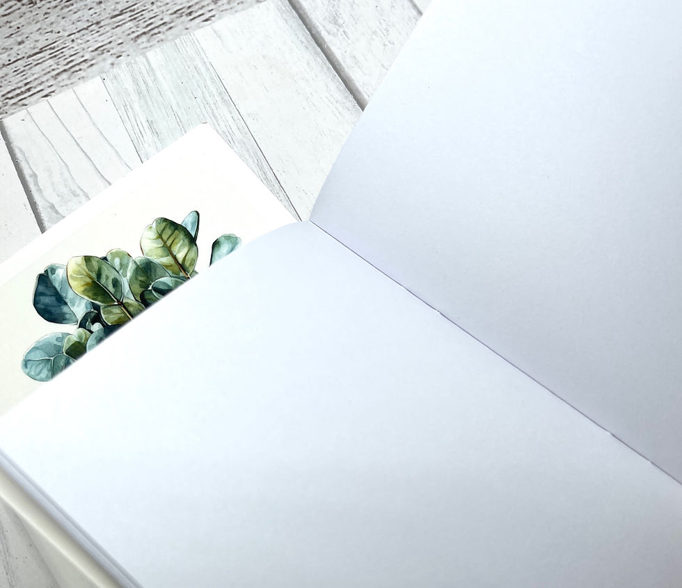 Thumbnail: Cute Mini House Plant 5 inch Set of 2 Blank Notebook Plants Notebook
