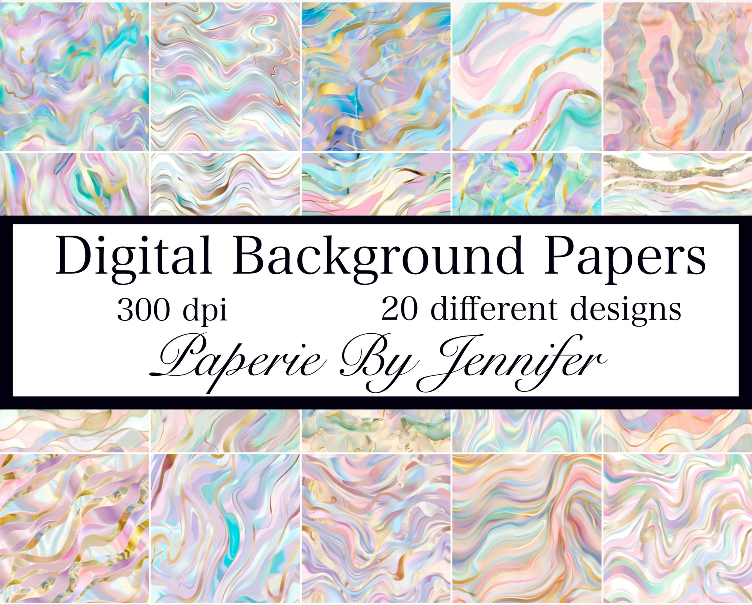 Soft Waves Background Images 20 Instant Download Opalescen