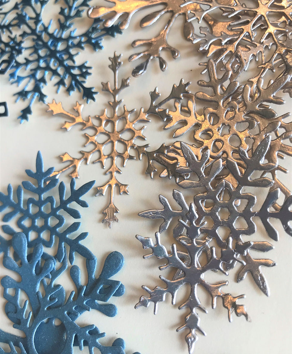 Thumbnail: Die Cuts Snowflakes Winter Intricate 16 Pieces