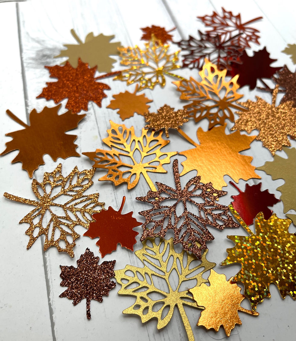 Thumbnail: Die Cuts Maple Autumn Leaves 24 Pieces