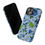 Thumbnail: iPhone 15 16 Case Blue Floral Frolic With Froggies