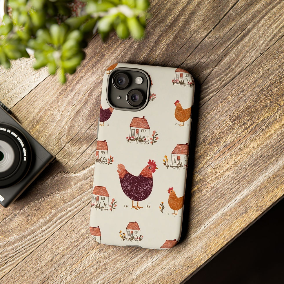 Thumbnail: iPhone 15 16 Case Farmhouse Flock