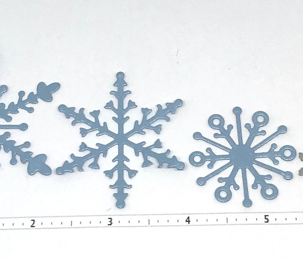Thumbnail: Die Cuts Snowflakes Winter 20 Pieces
