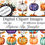 Thumbnail: Polka Dot Pumpkins Background Images 20 Instant Download