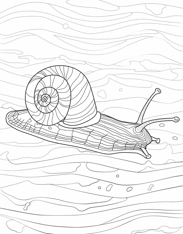 Thumbnail: Snail Coloring Book 20 Coloring Pages Instant Download