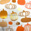 Thumbnail: Die Cuts Pumpkins 16 Pieces Solid + Outline Cardstock Scrapbook Embellishments