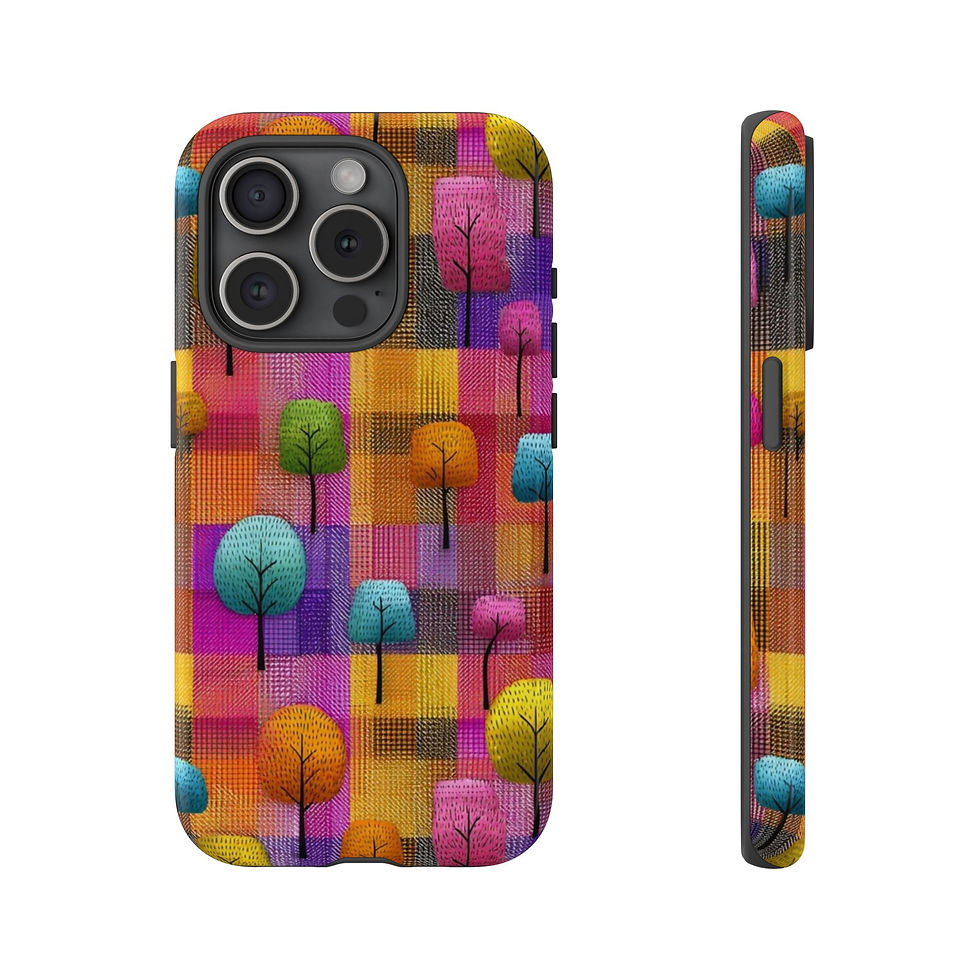 Thumbnail: iPhone 15 16 Case Pixelated Forest