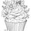 Thumbnail: Cupcake Coloring Book 20 Pages Instant DownloaD