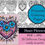 Thumbnail: Heart Flowers Coloring Book 20 Pages Instant Download