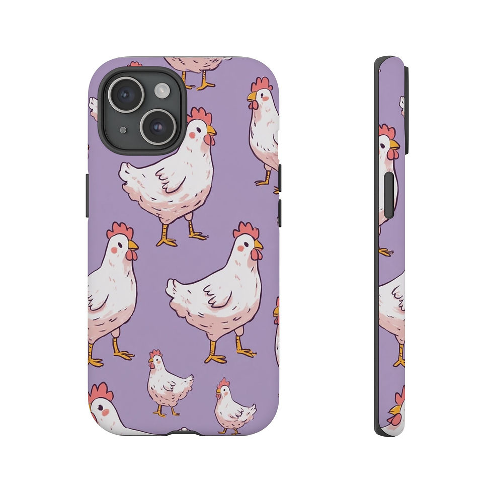Thumbnail: iPhone 15 16 Case Lavender Hen Haven