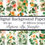 Thumbnail: Nasturtium Backgrounds 20 Designs Instant Download Digital