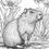Thumbnail: Capybara Coloring Book 20 Coloring Pages Instant Download