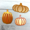 Thumbnail: Die Cuts Pumpkins 16 Pieces Solid + Outline Cardstock Scrapbook Embellishments