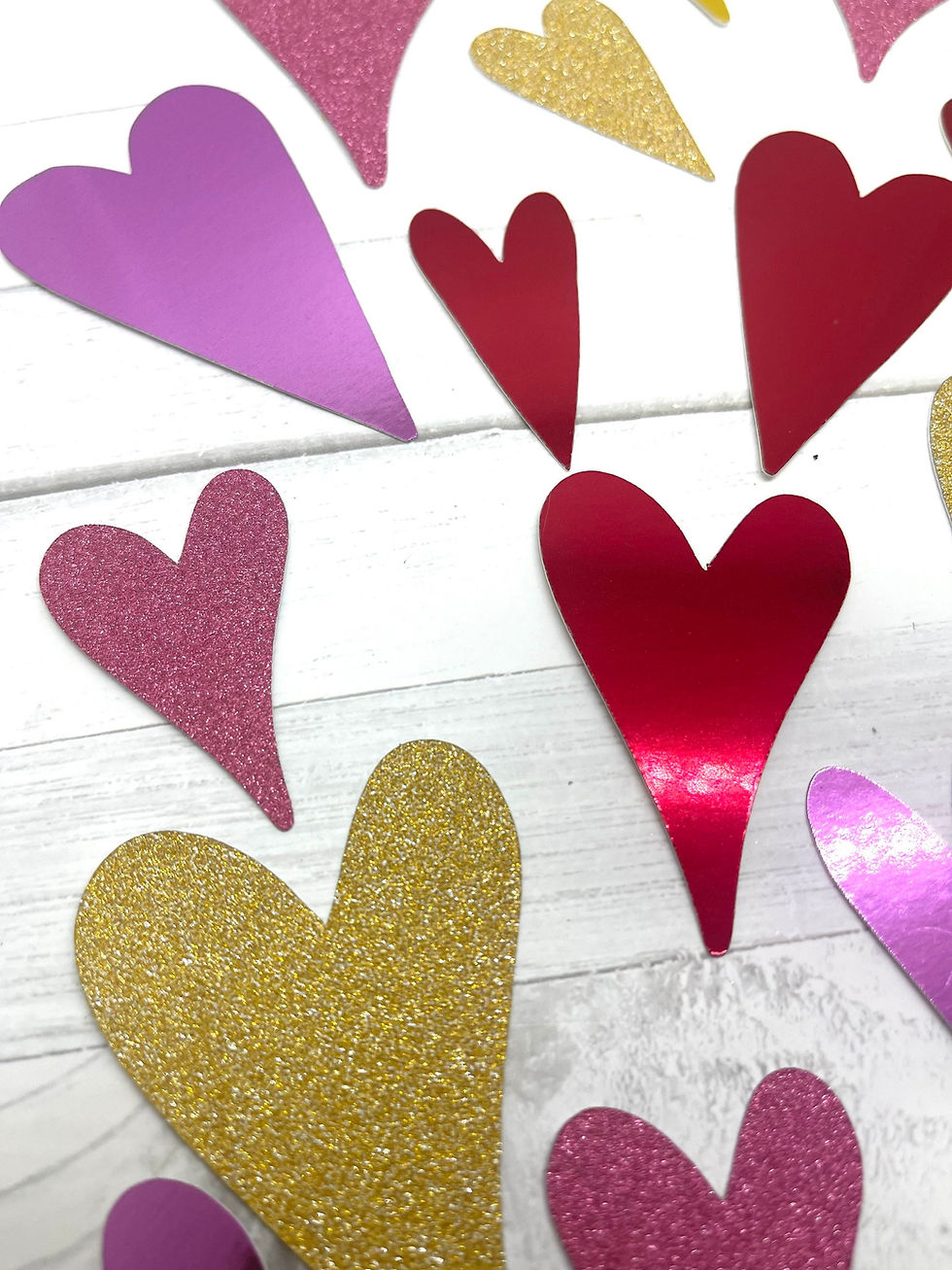 Thumbnail: Die Cuts Skinny Heart 24 Pieces