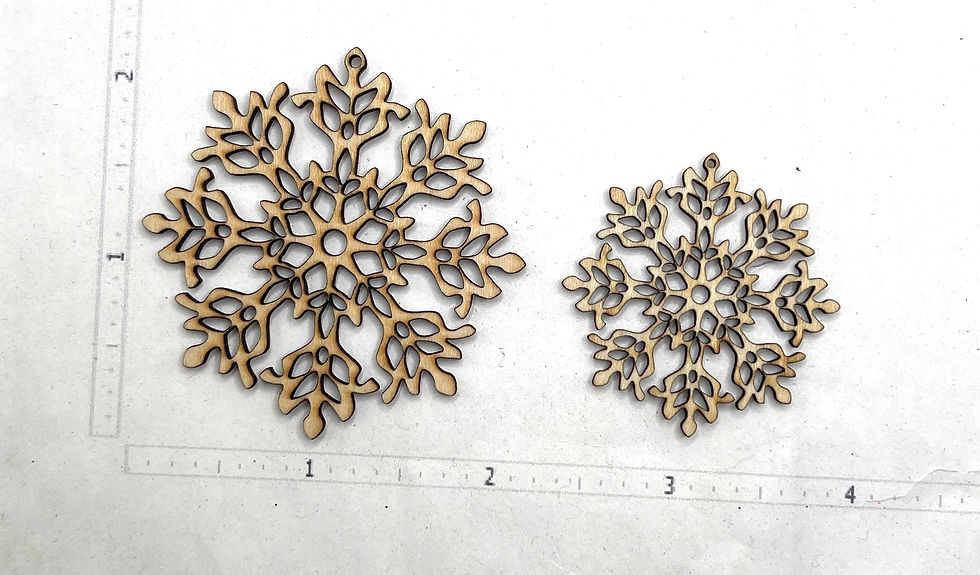 Thumbnail: Snowflake Wood 15 Pcs Earring Pendant Set DIY Jewelry Making Supplies