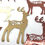 Thumbnail: Die Cuts Christmas Deer 12 Pieces Foil Mirror Glitter Basic Cardstock Christmas