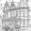 Thumbnail: Victorian Homes Coloring Book 20 Coloring Pages Instant DownloaLi