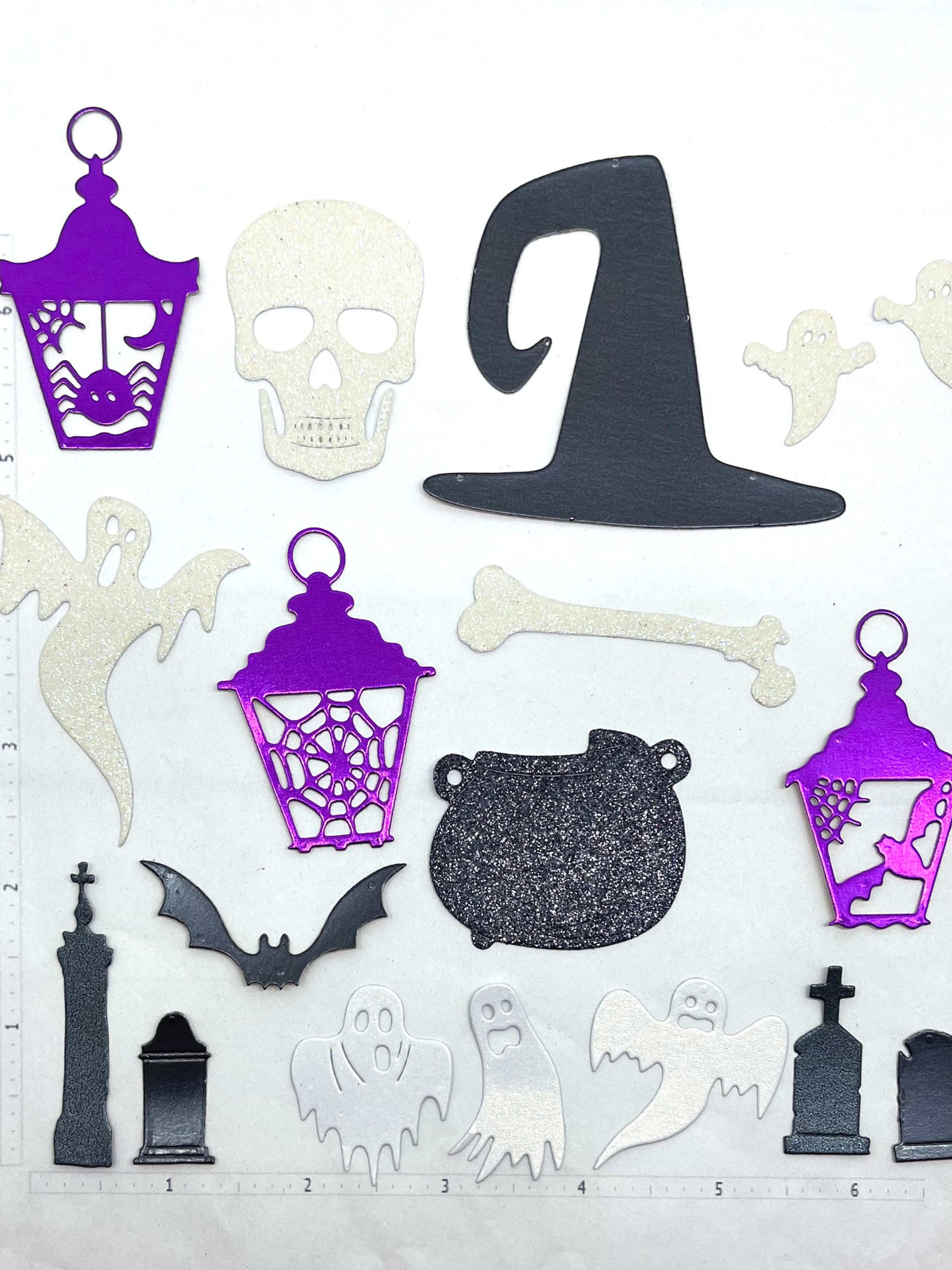 Die Cuts Halloween Mixed Designs 30 Pieces Cardstock