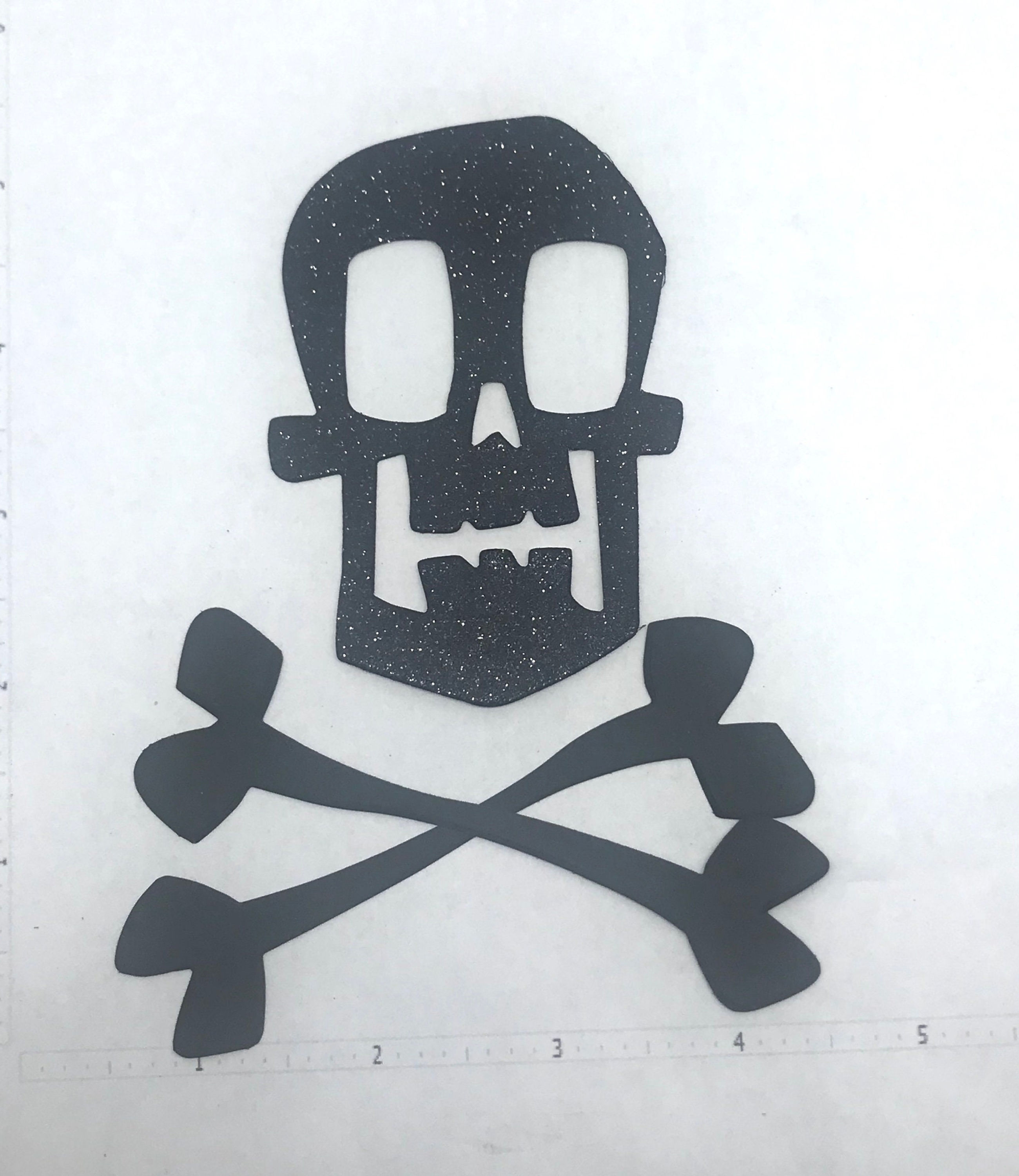 Die Cuts Halloween 6 Large Skull 12 Bones Cardstock