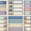 Thumbnail: Larkspur Fields Long Labels Ephemera Images 12 Sheets Instant Download Junk Jour