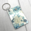 Thumbnail: OOAK Hand Made Floral Fiberboard Wood Decorative Keychain Zipper Pull Journal Ch
