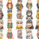 Thumbnail: Dapper Cats Images 20 Instant Download Backgrounds