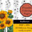 Thumbnail: Sunflower Coloring Book 20 Pages Instant Download