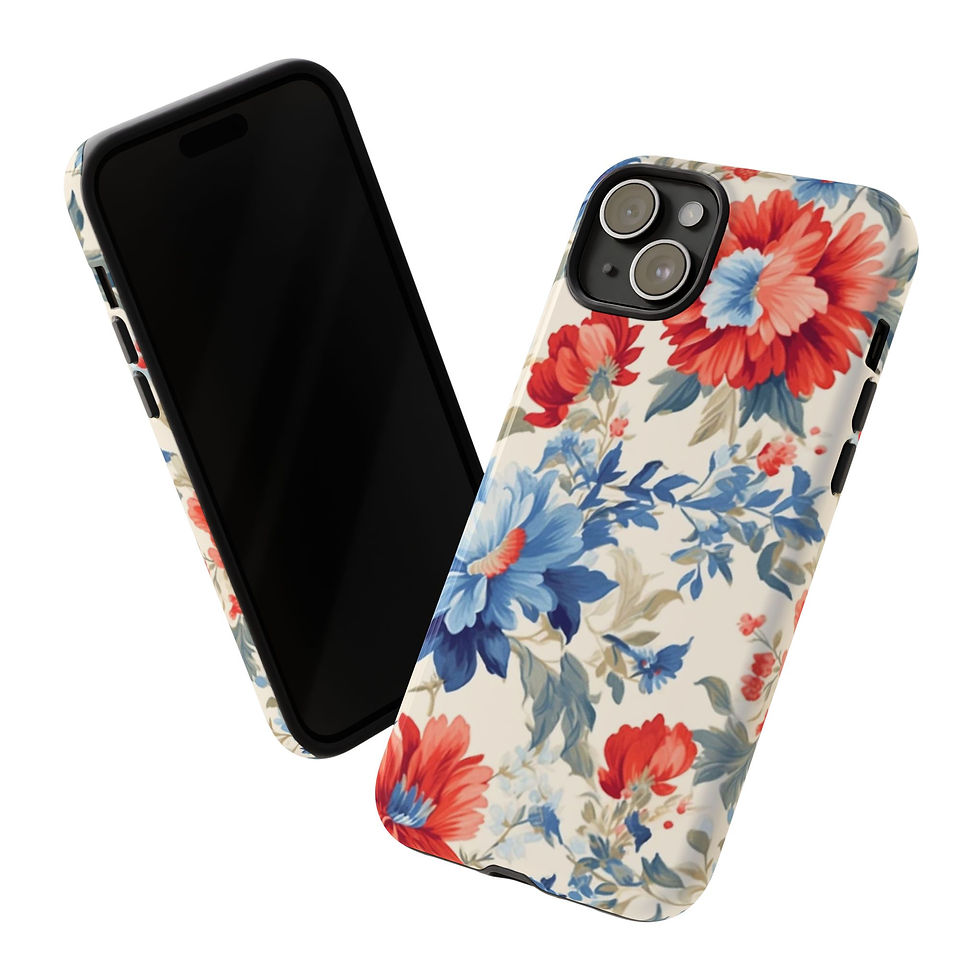 Thumbnail: iPhone 15 16 Case Americana Flowers 