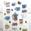 Thumbnail: Art Stickers Coffee Time 2 Sheets 26 Stickers Journal Embellishments