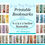 Thumbnail: Flower Bookmarks Printables 40 Designs Floral Bookmark Images Instant Download 