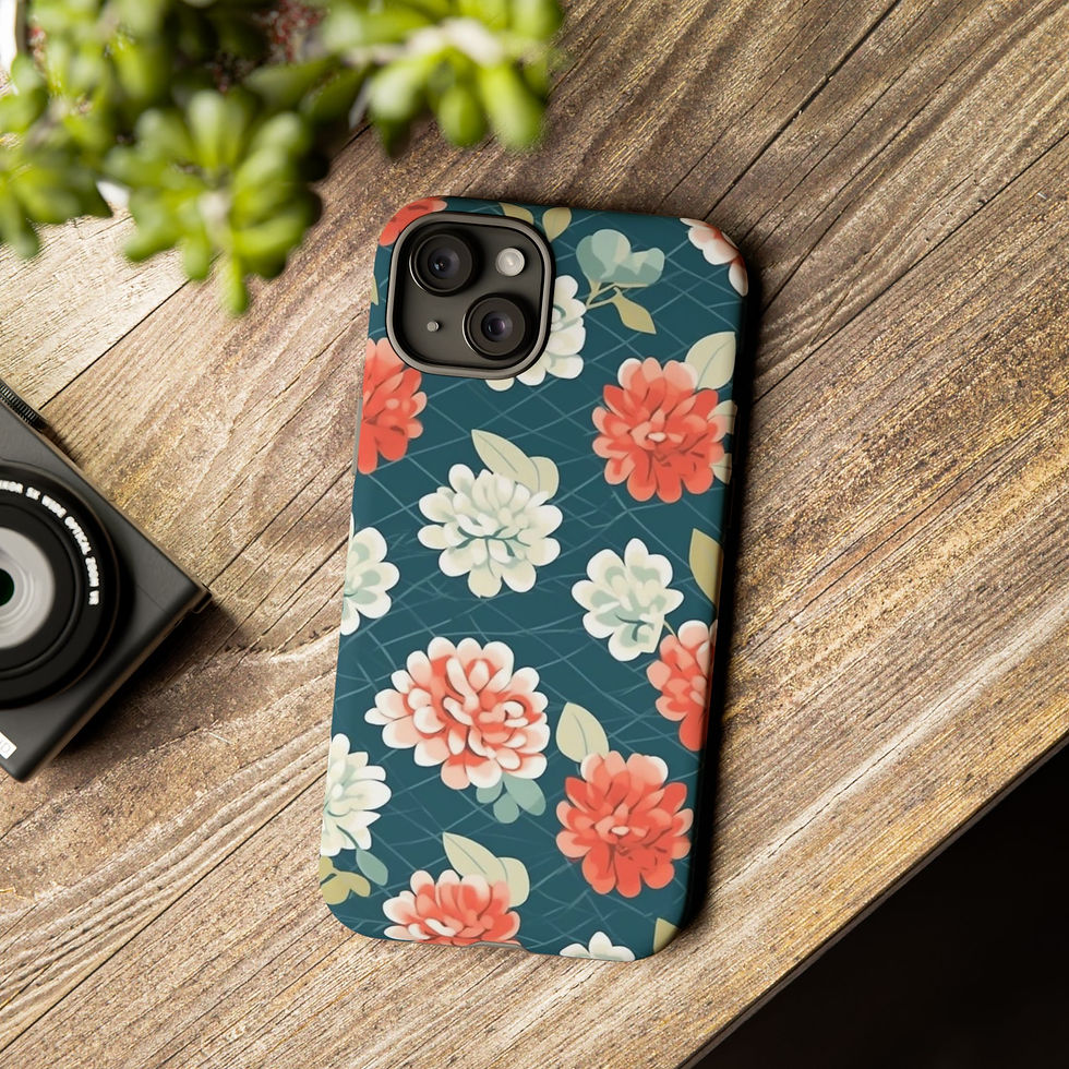 Thumbnail: iPhone 15 16 Case Chrysanthemum Flowers